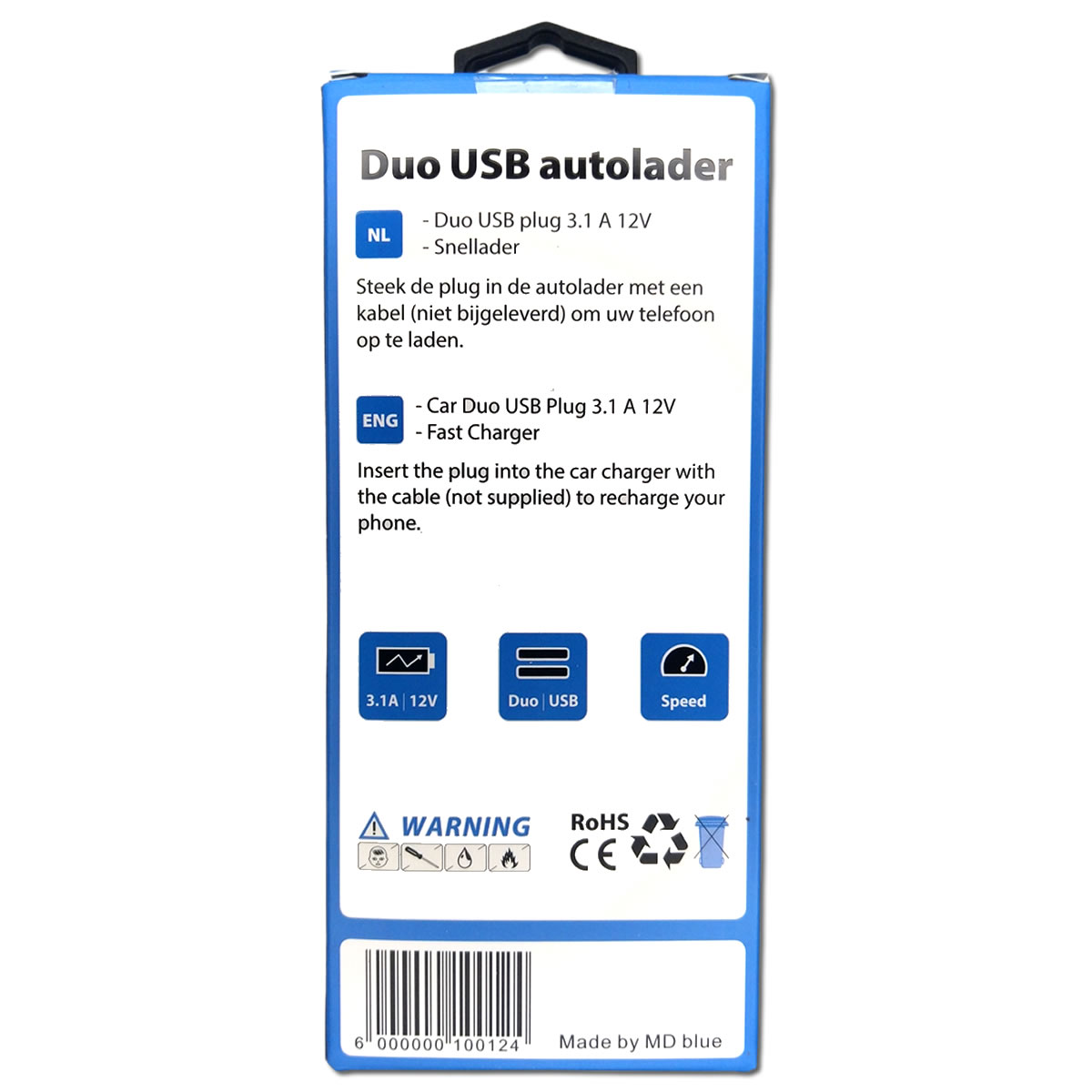 mdblue-auto-lader-duo-usb-A-wit-achterkant