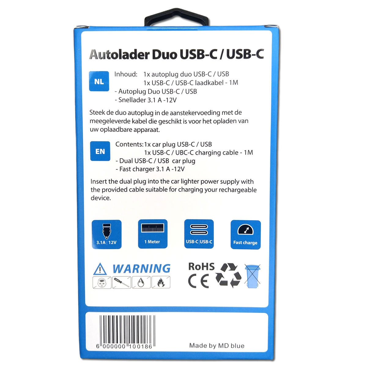 mdblue-auto-lader-duo-usb-c-en-usb-c-met-c-kabel-zwart-1meter-achterkant