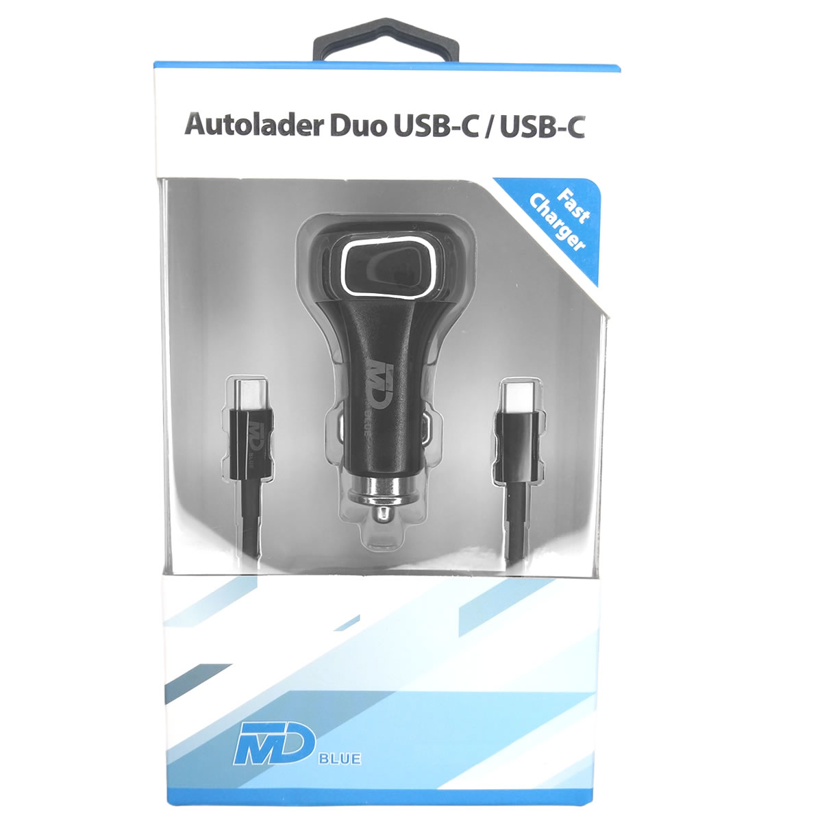 mdblue-auto-lader-duo-usb-c-en-usb-c-met-c-kabel-zwart-1meter-voorkant.jpg
