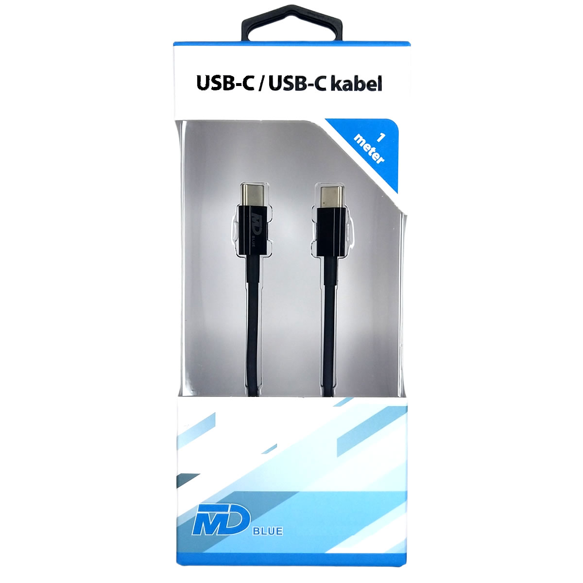 mdblue-oplaadkabel-c-naar-c-1-meter-zwart-voorkant