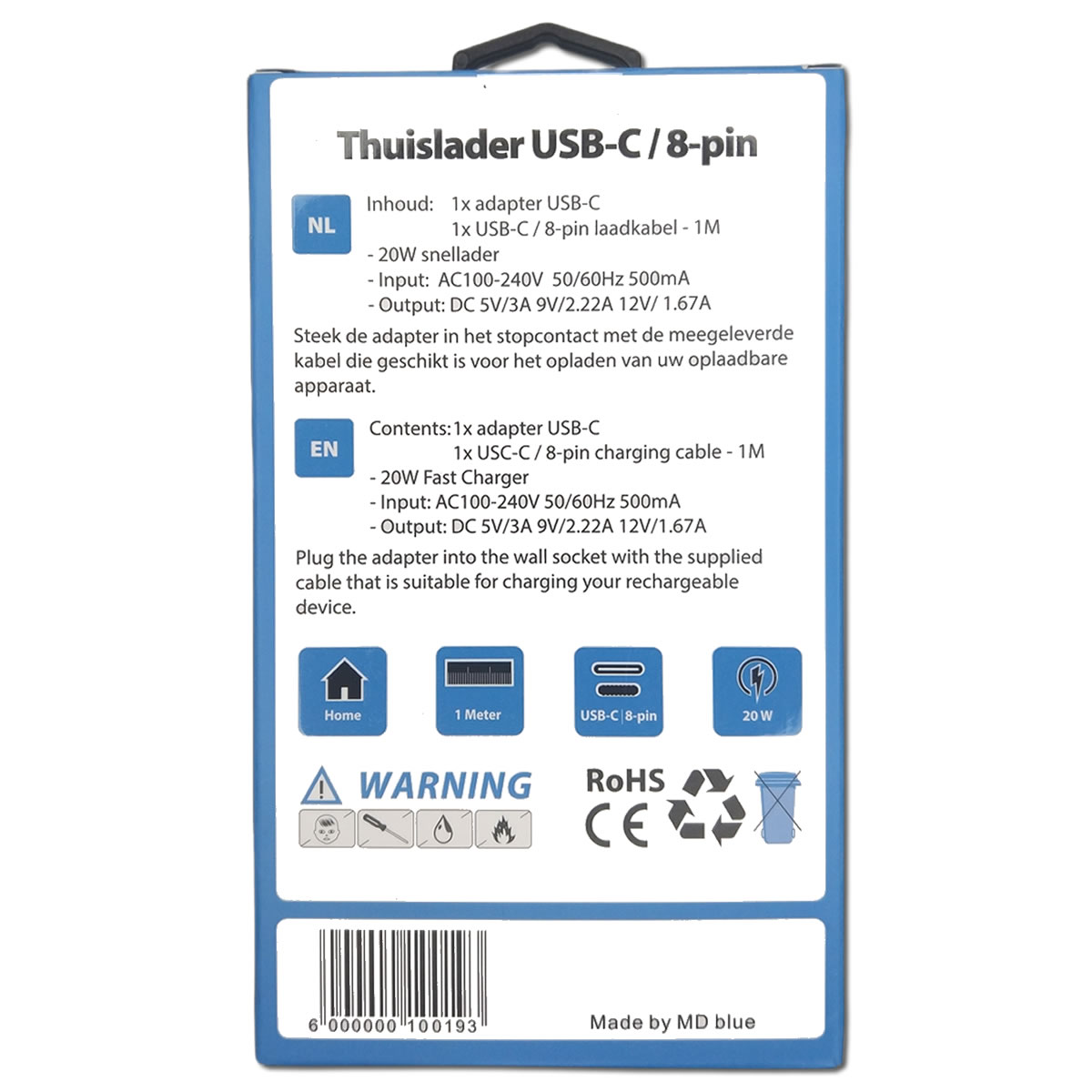 mdblue-thuis-lader-C--lighning-1-meter-wit-achterkant