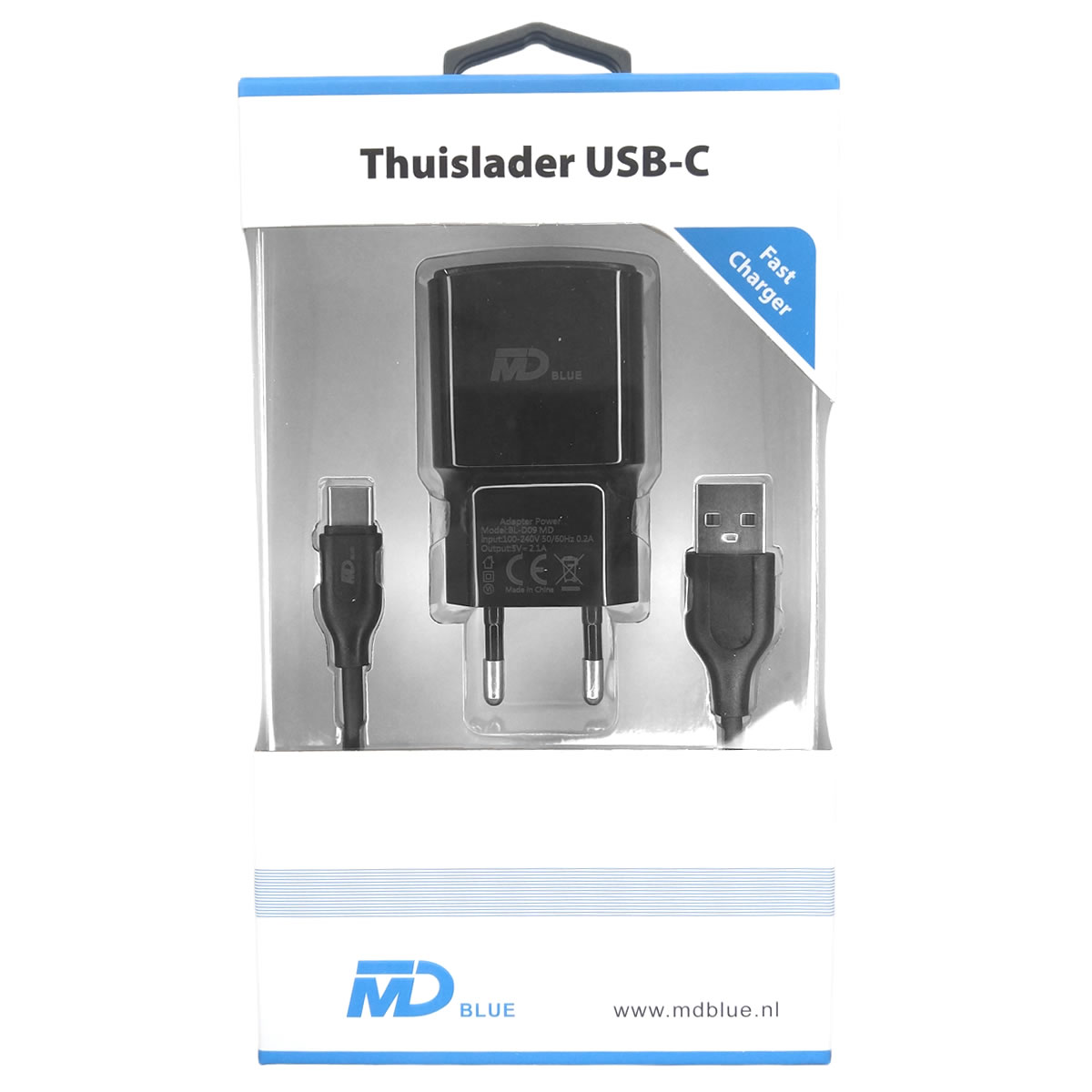 mdblue-thuis-lader-usb--usb-c-1-meter-zwart-voorkant.jpg